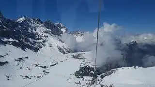Engelberg / Titlis / Switzerland, Cliff Walk, Glacier Cave, Gletschergrotte, Titlis Rotair