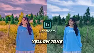 Tutorial edit foto selfie ala selebgram terbaru Yellow Tone || Lightroom 2020