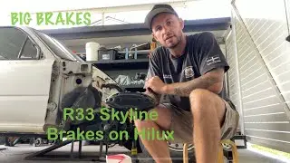 Hilux/Pickup R33 brake upgrade!