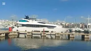 Pasulyap sa mga yate sa gate J&k sa marina zea