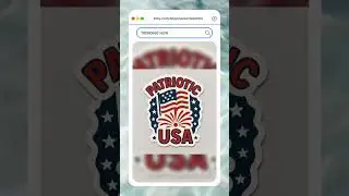 Patriotic USA Sticker with Flag and Fireworks &ndash; Red, White & Blue Vinyl Decal