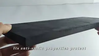 Precision Protection: Custom‑Cut Black EVA Foam (80&deg; Hardness) Keeps ESD at Bay