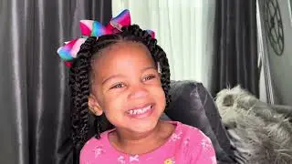 Styling my toddler's hair | Type 4 Hair | Tips for tender headed kids | Tress to Impress