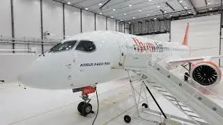 First brand new Airbus A220-300 received by IBOM AIR