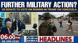 Further Military Action | US Senate To Vote On Reining In Trump On Venezuela | 6 PM News Headlines