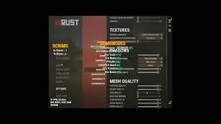 MY BEST RUST SETTINGS 2025 FOR PLAYING THE GAME (UPDATED!)