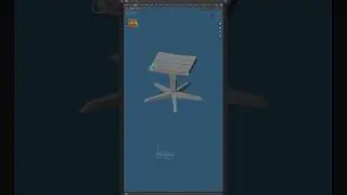 How to Model a Low Poly Office Chair &ndash; Timelapsein Blender #blender3d #tutorial #modeling