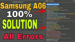 Samsung A06 FRP unlock Tool Error Fix | Device Not Ready to Handshake (Educational)