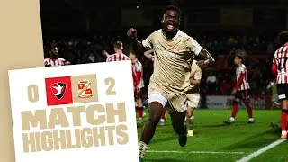 Extended Highlights: Cheltenham Town 0-2 Swindon Town