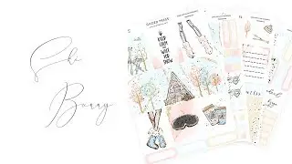 NEW - Ski Bunny - Foil Planner Sticker Kit