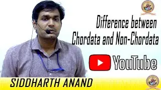 Difference between Chordata and Non-Chordata by Siddharth Anand # SMDTKM #