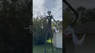 13 FOOT JACK SKELLINGTON UNBOXING #jackskellington #halloween #halloweendecor #homedecor #13footjack