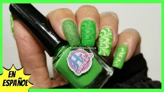 Tema Verde Manicura Tutorial en Espa&ntilde;ol - H la Cosedora || LaShenny21Nails