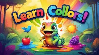 &ldquo;Learn Colors with a Chameleon 🌈🦎 | Silent Animal Story for Kids&rdquo;