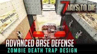 Advanced Horde Base Defense - Using electricity and traps in 7 Days to Die
