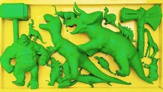 Dinosaurus Jurassic World Dominion: T-rex/ Brachiosaurus/ Skibidi/ Superman/ KingKong/ KingGidorah