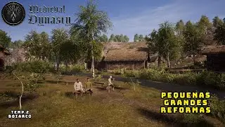 PEQUENAS REFORMAS, GRANDES AVANÇOS! Nova cabana do herborista e forja!!! | Medieval Dynasty EP 10
