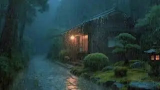 Emotional tension &ndash; Natural rain sound &ndash; Calm rainy house view &ndash; Inner peace 🌧️🌿