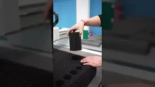 Digital sponge cutting machine #sponge #cuttingmachine #cutter #shorts