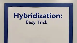 Easy trick to calculate Hybridization of any element | Chemistry madam | study