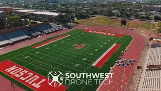 Gridley Football Stadium at Tucson High School  | Southwest Drone Tech | Arizona Sports Footage