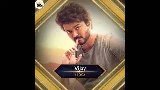 Varisu Actors Salary 😳🔥 | #shorts #vijay #rashmika #thalapathy #thalapathyvijay #varisu #tamil
