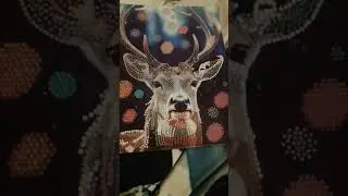 My process of a gem art stag #babymonster #gemart #deer