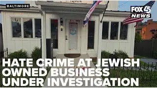 Jewish-owned business in Baltimore victim of antisemitic vandalism