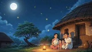 A Peaceful Village Life Story 🌾 #peace #nature #cartoon #ai #ghibli