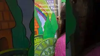 #viral #art#tips for the art teachers #PaintingDisplay #CreativeWallArt  #PanelPainting
