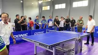 Peresmian Gor Donic Table Tennis Training Centre PB PTMSI