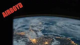 Over The Snow-Covered Alps ISS