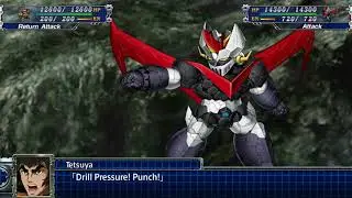 Super Robot Wars T - Great Mazinger - Drill Pressure Punch