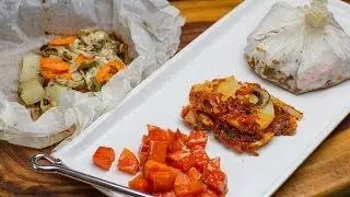 Simple and Tasty Baked Vegetable Parcels by Cooking With Plants!