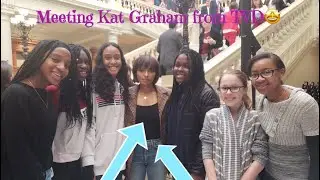 Meeting Kat Graham from TVD at the capitol!!