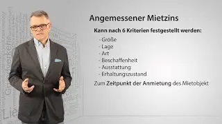 Wie bestimmt man den angemessenen Mietzins?