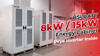 BSLBATT Battery + Deye Inverter  | 8kW/15kW IP55 Plug-and-Play Cabinet