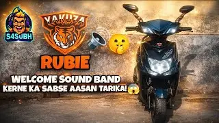 Yakuza Rubie Scooty Welcome Sound Kaise Band Kare 🔊❌ | Hidden Feature | 100% Safe Method