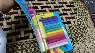 Rabit clay 12 colors blister cards , for kids with moulds || Meesho Product #moulds #clay #kidsfun