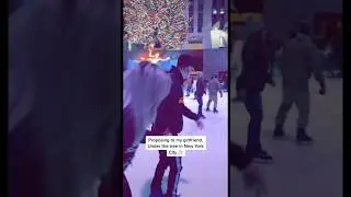 Promise ring proposal 🥹🙏💜 #couples #cute #emotional #proposal #newyork #shorts