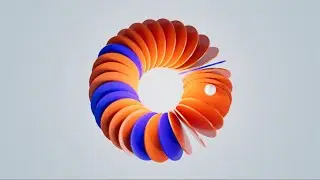 TUTORIAL | Rotating Disks in Cinema 4D ⚡[ in just 5 MIN !]⚡ + 📩[ Free Project ]📩