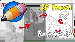 How to Rotoscope | 🖊️ 2D Pencil | Tutorial | Easy + Download #drawing #tutorial #art #animation