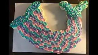 Mermaid Pull Apart Cupcake and Coral Reef Cupcakes
