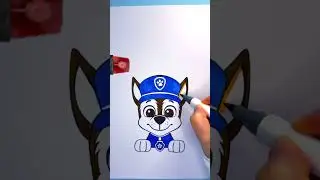 Paw Patrol Color Paint 🐶🎨 | Easy Coloring for Kids #drawing #abclearning #pawpatrol #painting #kids