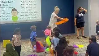Best Toddler Music Class in Frisco! 🎶 Peek-a-Boo Song & Fun at the Library #FriscoLibrary #peekaboo 