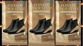 Men&rsquo;s 9CM Elevator Chelsea Boots | Premium Hidden Height Increase Shoes