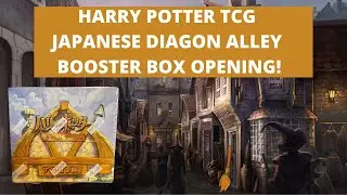 Harry Potter Trading Card Game || Japanese Diagon Alley Booster Box opening!