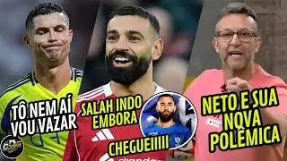 🚨CR7 PUTO COM AL NASSR / SALAH INDO PRA ARÁBIA / NETO E SUAS POLÊMICAS + mercado da bola⚽