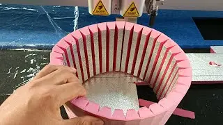 AMOR CNC Pre insulated Duct Cutting Machine
