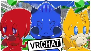 Team Movie Sonic Turn Into Chao In VRCHAT!!